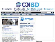 Tablet Screenshot of cnsd.it